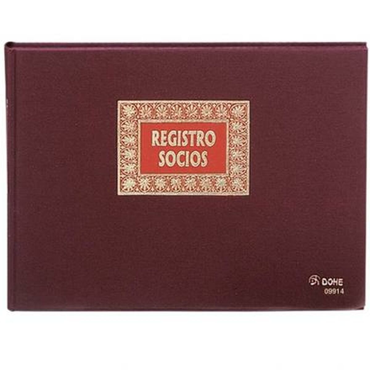 Parters bok DOHE 09914 Burgunder A4 Ark 100 Ark